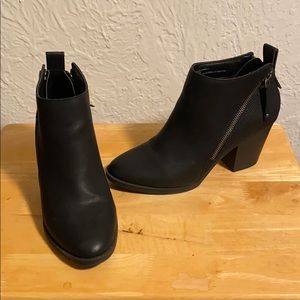 Double Side-Zip Booties, 3.5-Inch Heel